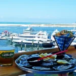 Oysters and beer by the water