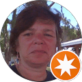 Profile picture with orange star icon
