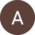 Alphabet letter A on brown background